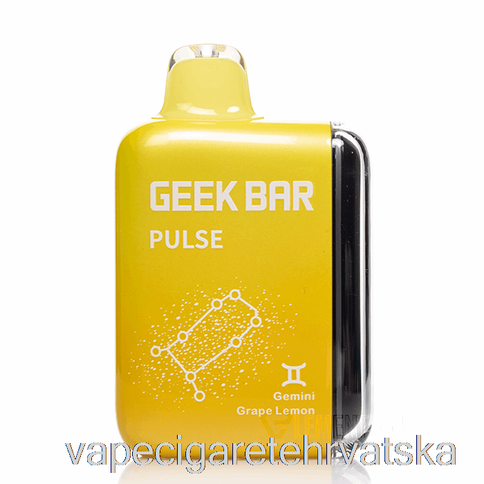 Vape Hrvatska Geek Bar Pulse 15000 Disposable Grape Lemon